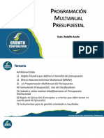 Presentación PPT - Programación Multianual Presupuestal