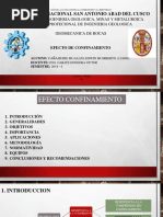 Efecto Confinamiento