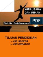 Impian Dan Wirausaha