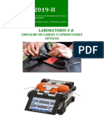 Guia de Laboratorio N°4-Empalme de Cables y Conductores Opticos 2019-Ii