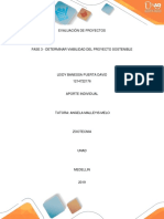 Ev - Fase 3 - Determinar Viabilidad Del Proyecto Sostenible