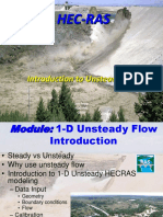 MODULE 10 HECRAS Unsteady Flow Introduction 2016