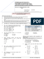 Ilmuguru - Org - Soal PAS 1 Matematika Wajib Kelas 10