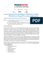 Computational Intelligence Methods For Super-Resolution in Image Processing Applications