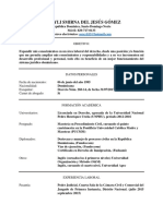 Curriculum Vitae-Soreyli Del Jesús