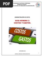 Guía 2 Costos y Gastos PDF