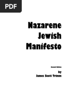 Nazarene Judaism Manifesto