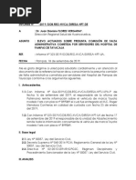 Informe Dirigido A Diresa Sobre Falta Administrativa