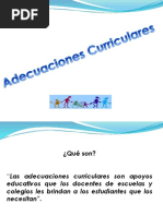 Adecuaciones Curriculares