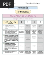 5º Indicadores de Logro