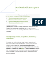 5 Ejercicios de Mindfulness para Tu Día A Día