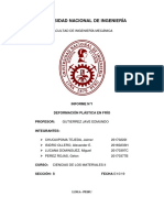 2019-II MC115 Informe 1 Ciencias de Los Materiales II FIM - UNI 