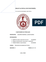 2019-II MC214 Cuestionario de Trefilado - Procesos de Manufactura II - 2019 II - FIM - UNI