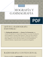 Radiografía y Gammagrafia