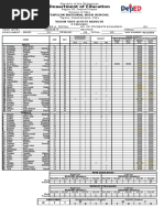 Vision Test Acuity Results