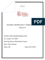 Práctica No. 1 Elaboración de Una Lista de Productos Que Cumplen Con Las NOM y NMX