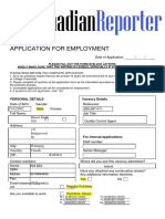 Application Form