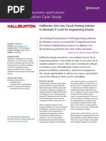 Case Study Cloud Computing Halliburton