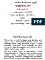 Peranan Asuransi Sebagai Pengalih Resiko