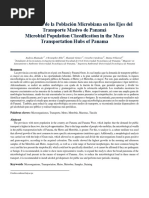 Carga Microbiológica en El Transporte Público Panameño