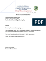 Authorization Letter