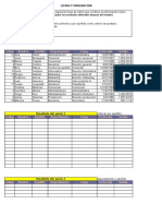 Ejercicios de Filtros y Tablas Dinamicas