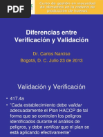 Diferencia Entre Validacion y Verificacion