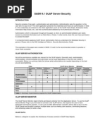 SAS® 9.1 OLAP Server Security: Table 1: Summary of Permissions Required For OLAP-related Tasks