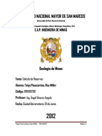 Calculo de Reservas PDF