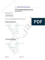 Busbar Differential Stabllity Test Procedure PDF