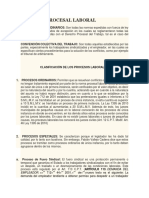 Derecho Procesal Laboral