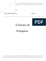 Contrato de Franquicia