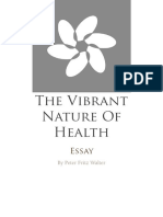 The Vibrant Nature of Health