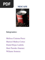 Nescafe Diseño Organizacional