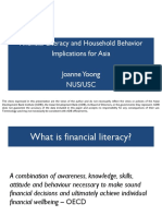 Session 3-1: Financial Literacy and Household Behavior Implications For Asia by Joanne Yoong