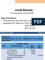 GST Entries