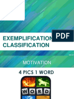 Exemplification and Classification