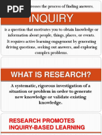 Lesson 2 INQUIRY and Research