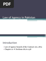 Law of Agency in Pakistan