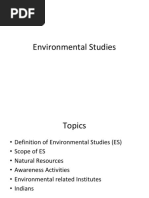 Environmental Studies