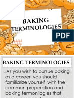 Baking Terminologies