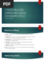 Chapter 4.2 - Review of Related Literature Using Standard Style