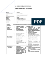 Plan de Desarrollo Curricular