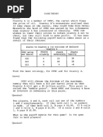 Game Theory-Assignment