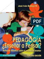 Pedagogia Enseñar A Pensar