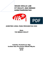 10 Anestesi Lokal Pada Pencabutan Gigi PDF