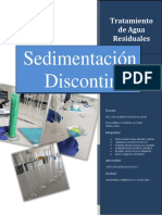 Velocidad de Sedimentacion