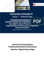 Sesion 1 - Predimensionamiento de Estructuras