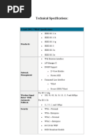 Technical Specifications:: D-Link DWL-7700AP Specifications