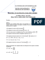 Practica 4. Espacio Vectorial